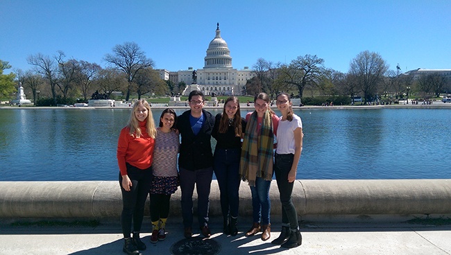 The 2017 Jessup team in Washington D.C.