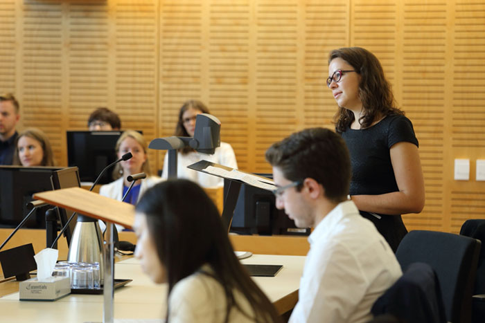 Postgraduate law students test their skills in the Supreme Court Law