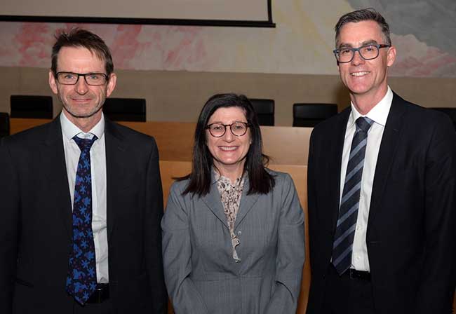 Professor Hamer, Justice Ryan and Benedict Power