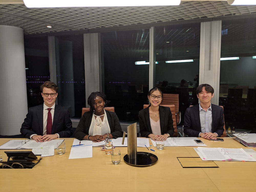 UQ Law 2020 Vis Moot team