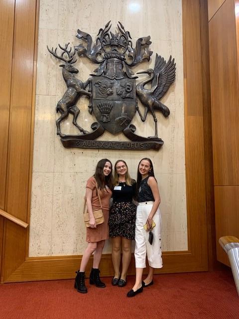 Pro bono students at Qld Parliament