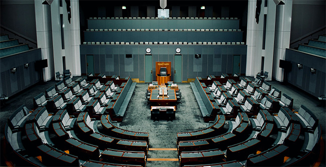 Australian House of Representatives (empty)