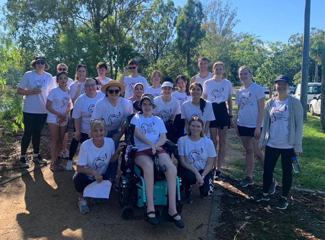UQ Law students and staff take part in the Pro Bono Run for Justice.