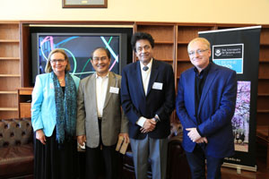 A/Prof Ann Black, Prof Jimly Asshiddiqie, Prof Suri Ratnapala and Prof Simon Bronitt