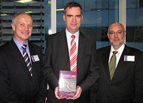 The Hon Justice Peter Applegarth, Dr Darryn Jensen and ACPL Director Professor Ross Grantham