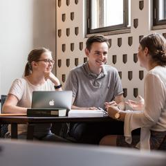 law students studying together