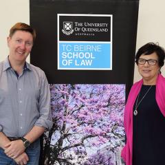 Dr Mark Burdon and Margaret Jolly
