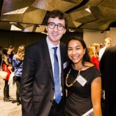 Award winners Sam Walpole and Priam Rangiah