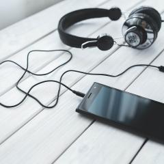 Phone and head phones