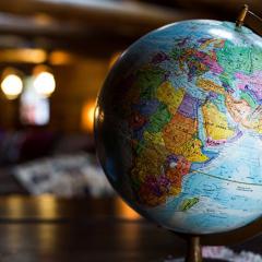Globe of the world