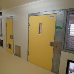 This is an image of a prisoner in his solitary confinement cell in the safety unit at Lotus Glen Correctional Centre, northern Queensland.