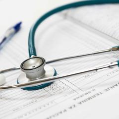 This is an image of a stethoscope