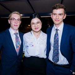 2020 Sir Harry Gibbs Constitutional Law Moot Competition team, Thomas Moore, Jackie Sung and Nick Wray-Jones.