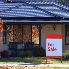 Brick house for sale in Australia.