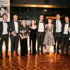 Professor Sarah Derrington (third from left) with members of the UQLS and the 2016-2017 Leading as Lawyers cohort