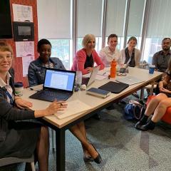 UQ students at the Health Advocacy Legal Clinic
