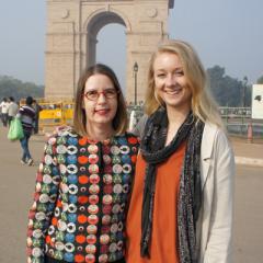 Professor Sarah Derrington and Zoe Brereton
