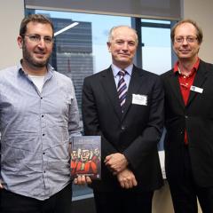 Dr Ron Levy, Justice Peter Applegarth and Professor Graeme Orr