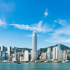 City view of Hong Kong 