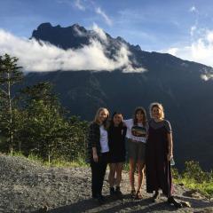 UQ students in Borneo mountains 2018