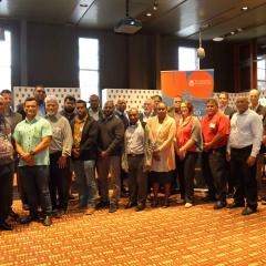 UQ researchers, government representatives and delegations from Pacific islands at Pacific Islands Regional Marine Spill Contingency Plan (PACPLAN) event.
