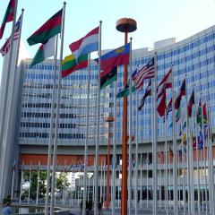 United Nations building in Vienna